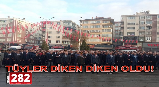 ÇORLU'DA GÖRKEMLİ 10 KASIM TÖRENLERİ!