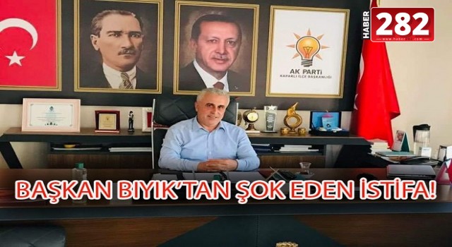 AK PARTİ'DEN ŞAŞIRTAN BİR İSTİFA DAHA!