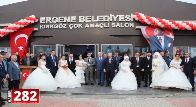 Ergene Belediyesinde İki Mutluluk Aynı Anda Yaşandı
