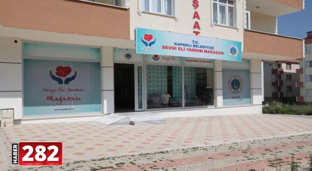 Kapaklı'da "Sevgi Eli Yardım Mağazaları" yeniden açıldı