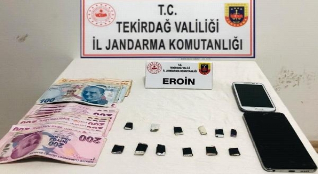 Tekirdağ’da bir araçta 24 gram eroin ele geçirildi; 2 gözaltı