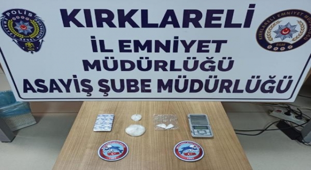 Kırklareli’de uyuşturucu ele geçirildi; 1 kişi tutuklandı