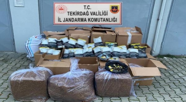 Kapaklı’da depoda 386 kilo kaçak tütün ele geçirildi