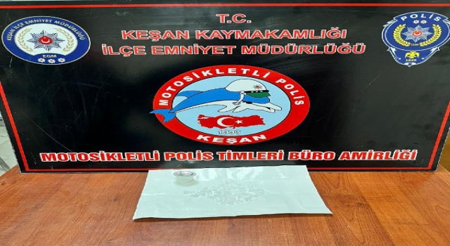 Üzerinde metamfetaminle yakalanan şüpheli tutuklandı