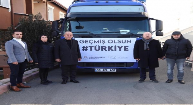 EREĞLİ BELEDİYESİ'NDEN 4 TIRLIK YARDIM!