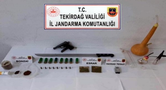Tekirdağ’da uyuşturucu operasyonu; 1 gözaltı