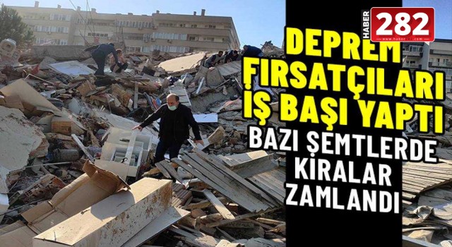 UTANIYORUZ: DEPREMDEN SONRA TEKİRDAĞ'DA DA EV FİYATLARI YÜKSELDİ!