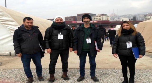 Kırklareli Üniversitesi akademisyenleri TÜBİTAK projesi kapsamında deprem bölgesinde