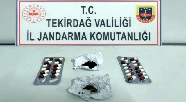 Üzerinde uyuşturucuyla yakalanan şüpheli gözaltında
