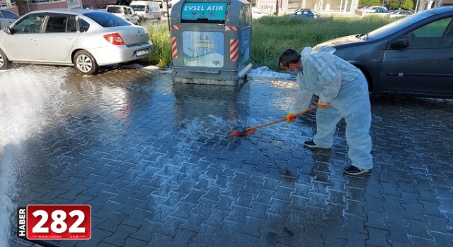 Dezenfeksiyon çalışmaları ara vermeden devam ediyor