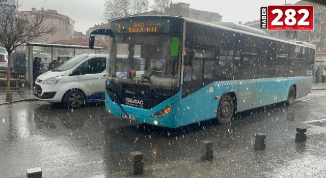 TEKİRDAĞ?DA DOLU YAĞIŞI ETKİLİ OLDU