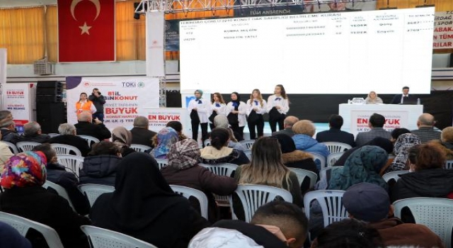 Tekirdağ’da 3 bin 98 TOKİ konutunun hak sahipleri belli oldu