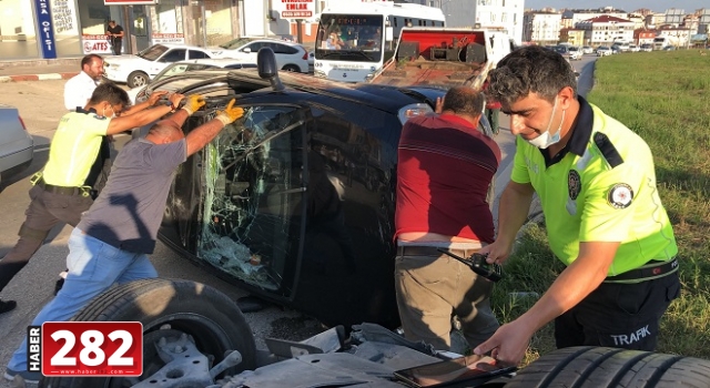 Kapaklı'da trafik kazası: 1 yaralı