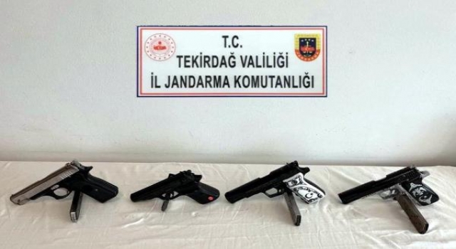 Tekirdağ’da silah ticareti yapan şüpheli yakalandı