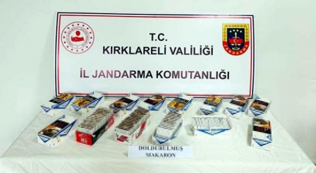 Kırklareli’de uyuşturucu ve kaçak sigara operasyonu
