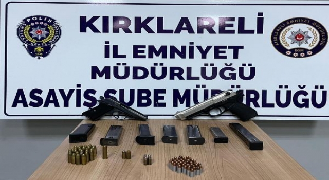 Kırklareli’de ev kurşunlayan 2 şüpheli yakalandı