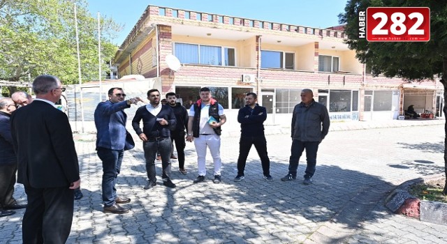 Başkan Yüksel devam eden çalışmaları yerinde inceledi