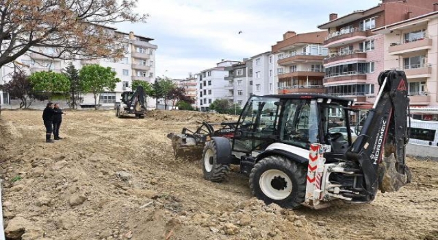 Süleymanpaşa Belediyesi yeni park alanı inşa ediyor