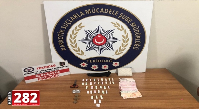 Tekirdağ'da uyuşturucu operasyonunda 5 kişi yakalandı