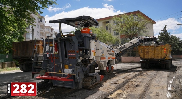Dadaloğlu Caddesi’nde Asfalt Çalışması Tamamlandı