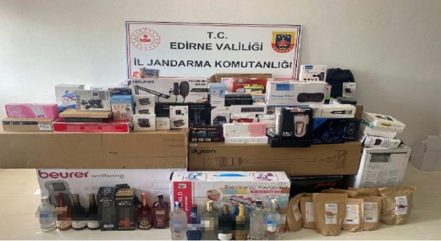 Edirne’de uyuşturucu ve kaçakçılık operasyonları: 7 gözaltı