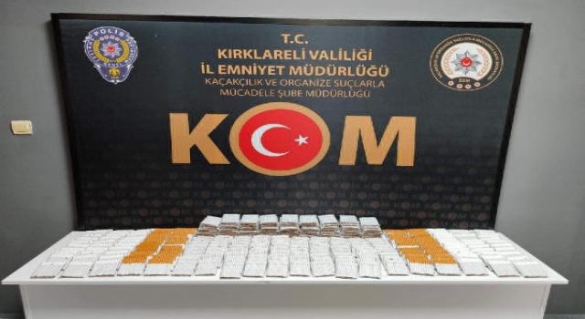 Kırklareli’de kaçakçılık operasyonunda 15 şüpheliye işlem yapıldı