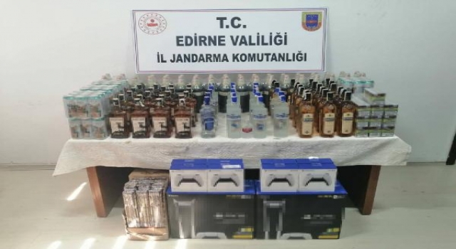 Edirne’deki kaçakçılık operasyonlarında 6 gözaltı