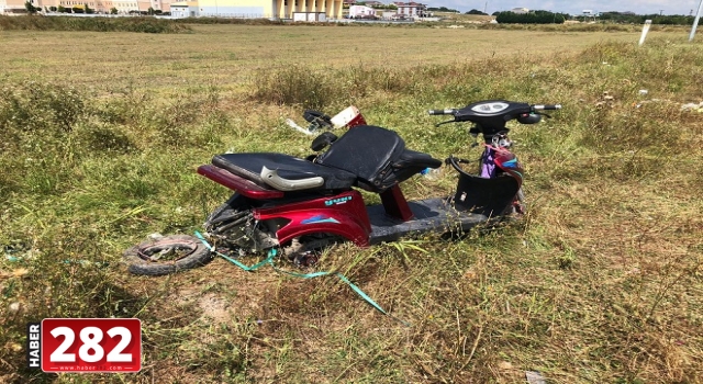 Tekirdağ'da minibüsle çarpışan motosikletin sürücüsü öldü