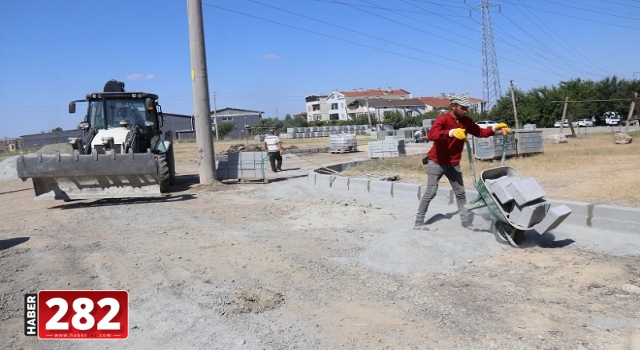 Ergene Belediyesi Yol Yapım Çalışmalarına Aralıksız Devam Ediyor