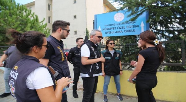 Tekirdağ’da polisten okul çevrelerinde sıkı denetim