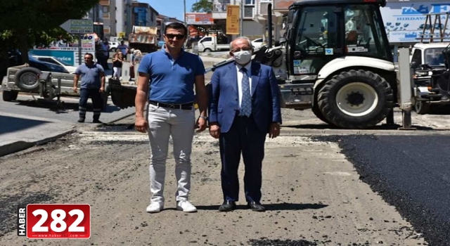 Büyükşehir Belediyesi Çerkezköy ve Şarköy’de Yol Yapım Çalışmalarına Devam Ediyor