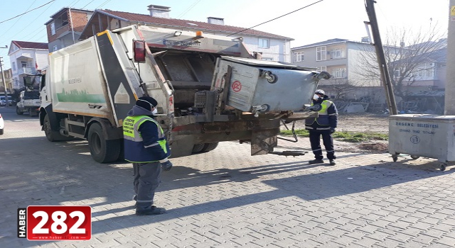 Ergene Belediyesinde Temizlik Çalışmaları 7/24 Devam Ediyor