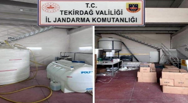 Tekirdağ’da 4 bin 660 litre etil alkol ele geçirildi