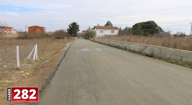 Marmaraereğlisi Hastane Yolu Yenilendi