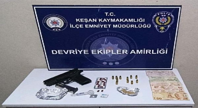 Keşan’daki uyuşturucu operasyonlarında 5 gözaltı