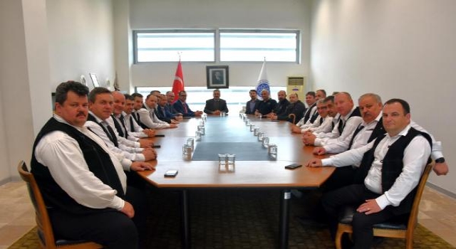 NKÜ Rektörü Şahin, Romanya’dan gelen heyeti ağırladı