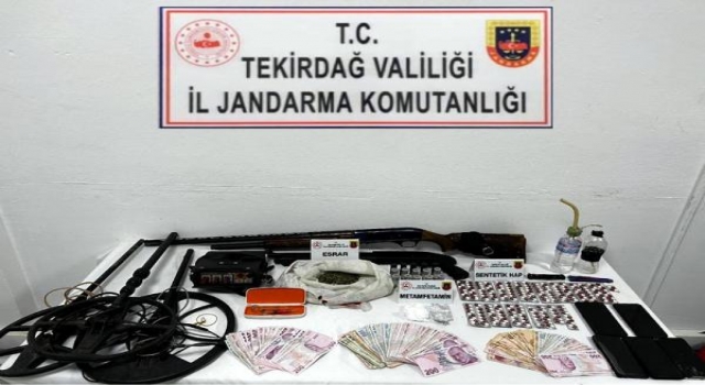 Malkara’da uyuşturucu operasyonu; 8 gözaltı