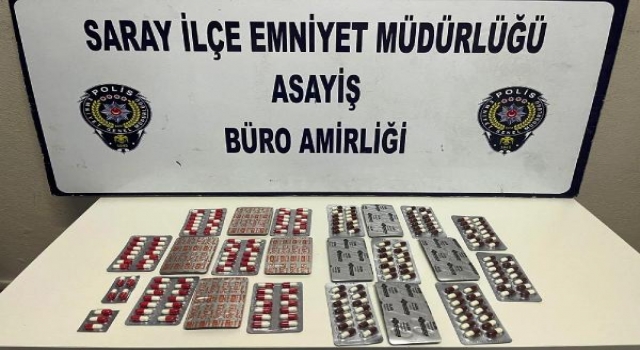 Evinde uyuşturucu haplar bulunan şüpheli gözaltında