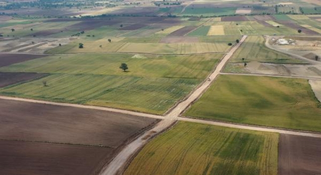 Edirne’de tarım arazilerinde toplulaştırma çalışmaları sürüyor