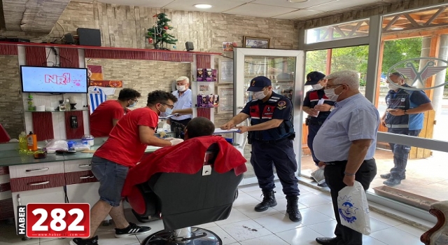 Başkan Yüksel korona virüs denetimine katıldı