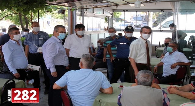 ÇERKEZKÖY’DE KORONAVİRÜS TEDBİRLERİ DENETİMİ YAPILDI