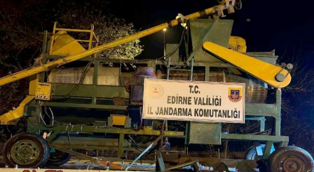 Keşan’da tohum çıkarma makinesi hırsızlığında 2 gözaltı