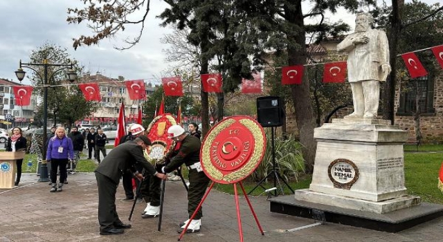 Vatan şairi Namık Kemal, doğumunun 183’üncü yılında anıldı