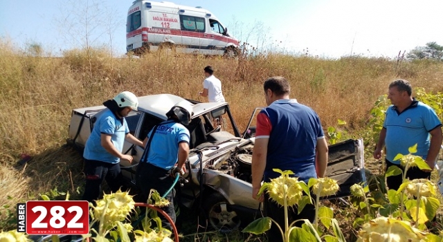 Malkara'da trafik kazası: 2 yaralı