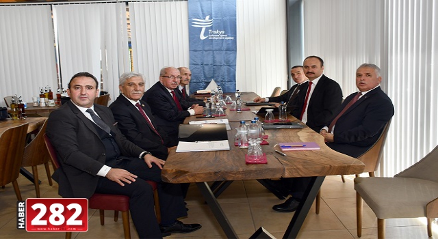 Trakya Kalkınma Ajansı yönetimi Edirne'de toplandı