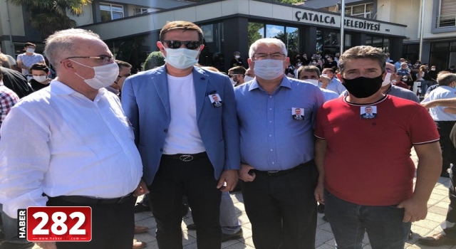 Başkan Yüksel eski Çatalca Belediye Başkanı Cem Kara’nın cenazesine katıldı