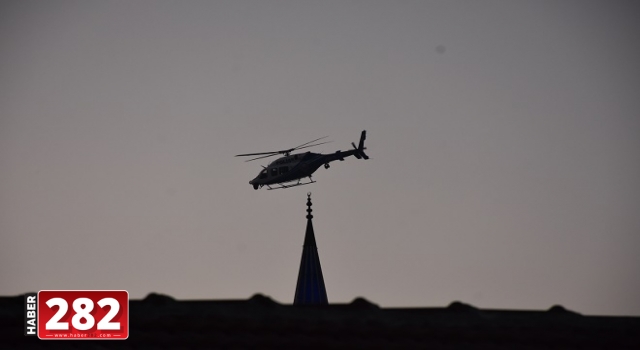 Çorlu'da helikopter destekli uyuşturucu operasyonunda 14 zanlı yakalandı