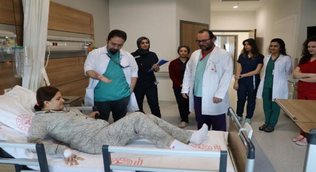 Tekirdağ şehir hastanesinde, ilk kez kapalı bel fıtığı ameliyatı yapıldı