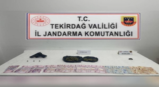 Çerkezköy’de bir evde çok sayıda uyuşturucu ele geçirildi