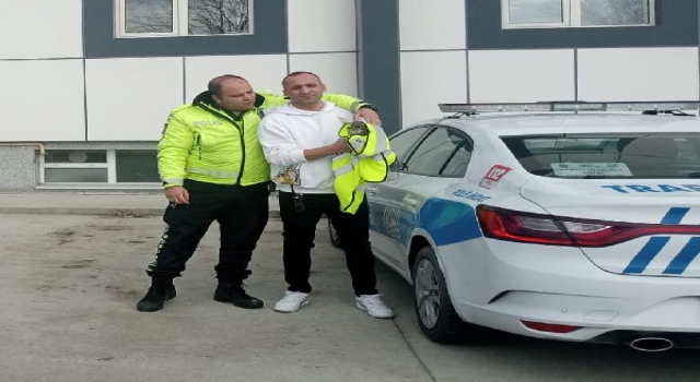 Polisin bulduğu yaralı atmaca, tedaviye alındı